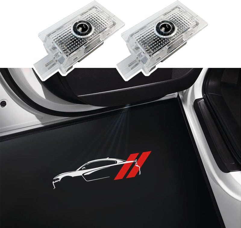 MXGAIC 2Pcs Car Door Logo Lights Compatible with Charger 2010-present Puddle Lamps Projector Laser Door Shadow Light Puddle Lights Accessories (P1) - Image 1